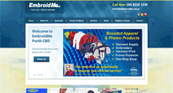 Desktop Screenshot of embroidmeperthcbd.com.au
